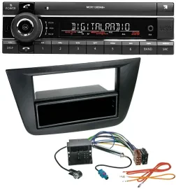Kienzle Bluetooth MP3 USB DAB Autoradio für Seat Toledo Altea ab 05 schwarz