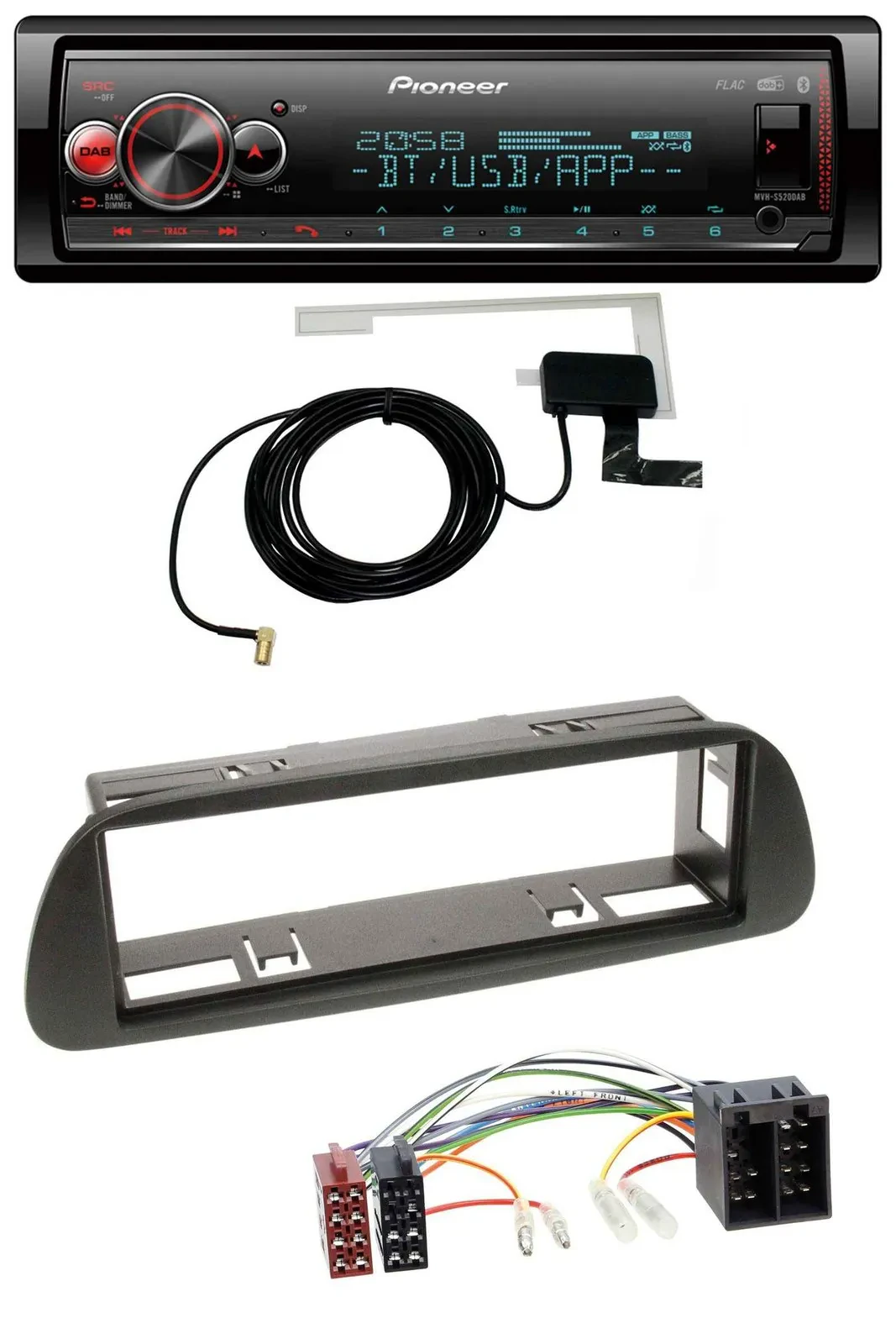 Автомагнитола для Mercedes Sprinter W314 Pioneer Bluetooth, DAB, USB, MP3