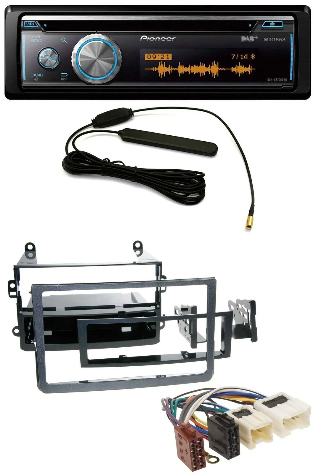 Pioneer CD USB Bluetooth DAB MP3 Autoradio für Nissan 350Z (ab 2006)