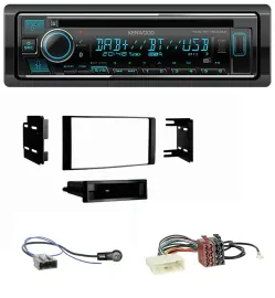 Kenwood MP3 Bluetooth DAB USB CD Autoradio für Nissan Micra 2013-2017 schwarz ma