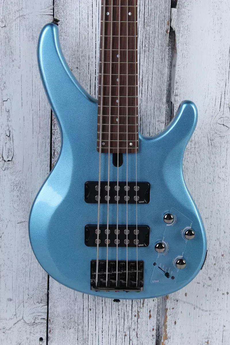 Yamaha TRBX305 5 String Electric Bass Guitar w EQ Active Circuitry Factory Blue
