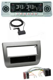 Dietz Bluetooth USB MP3 DAB Autoradio für Lancia Y (843 03-11) anthrazit