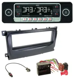 Автомагнитола для Ford Focus / C-Max / Galaxy Dietz USB DAB MP3 Bluetooth черный (с 2007)