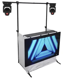 2 Chauvet DJ Intimidator Spot 475ZX 250w DMX LED Moving Head Lights+Facade+Truss