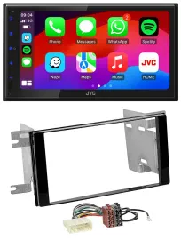 JVC Bluetooth 2DIN MP3 DAB USB Autoradio für Subaru Impreza Forester 07-12