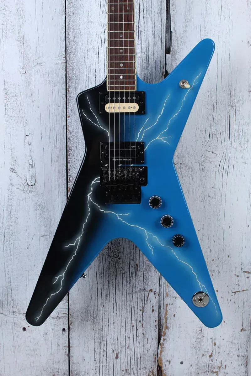 Dean Dimebag From Hell ML Electric Guitar Lightning Cowboy From Hell Graphic