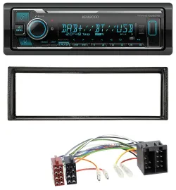 Kenwood Bluetooth MP3 DAB USB Autoradio für VW Golf 2 83-92 Jetta II 84-92 T4 90