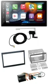 Автомагнитола Pioneer 2-DIN, MP3/USB/Bluetooth/DAB, для Peugeot 207/307/Expert/Partner