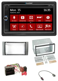 Blaupunkt Bluetooth DAB 2DIN USB DVD MP3 Autoradio für Ford Fiesta Focus 2004-20