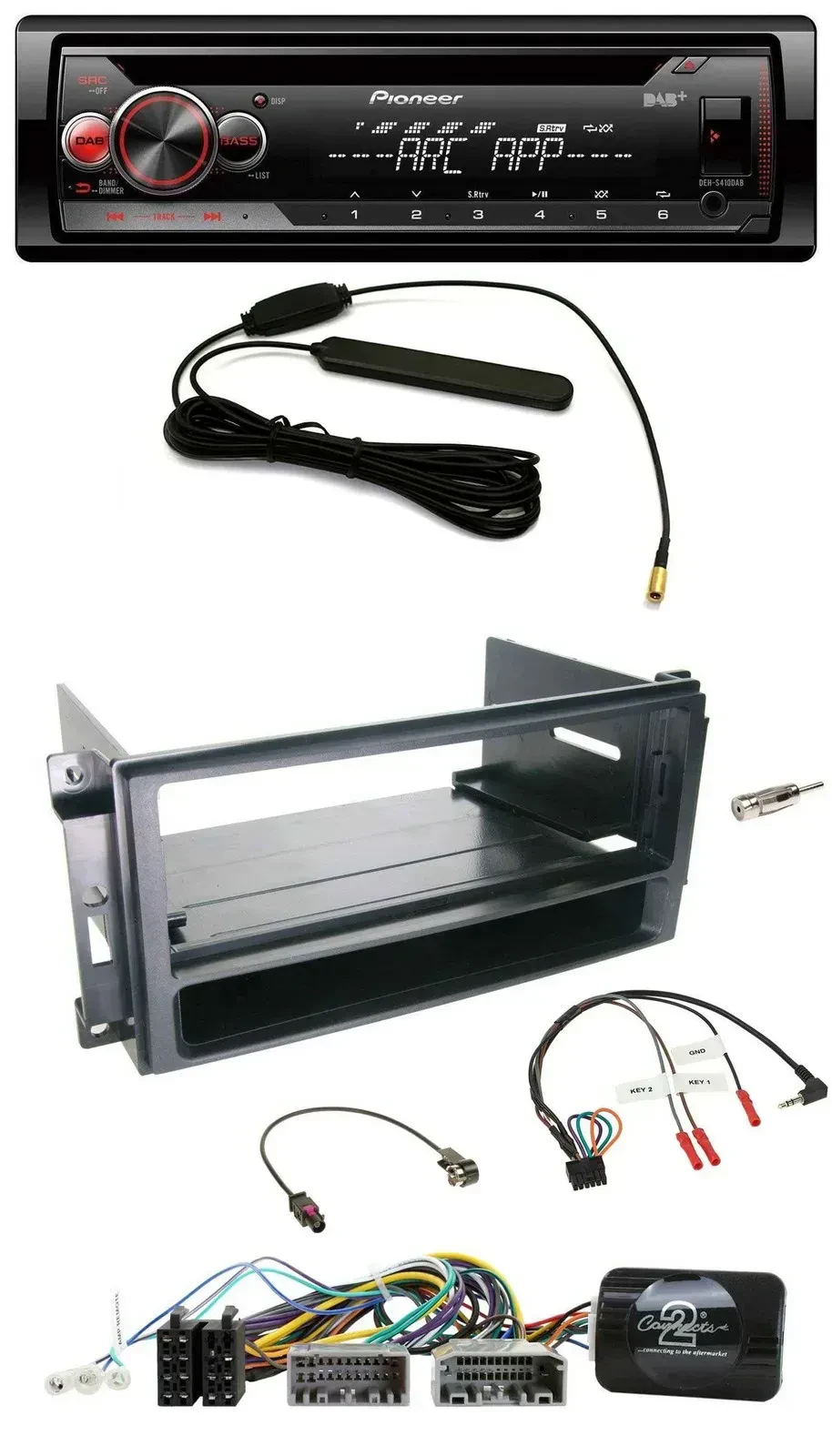 Pioneer CD USB Lenkrad DAB MP3 Autoradio für Chrysler Dodge Jeep