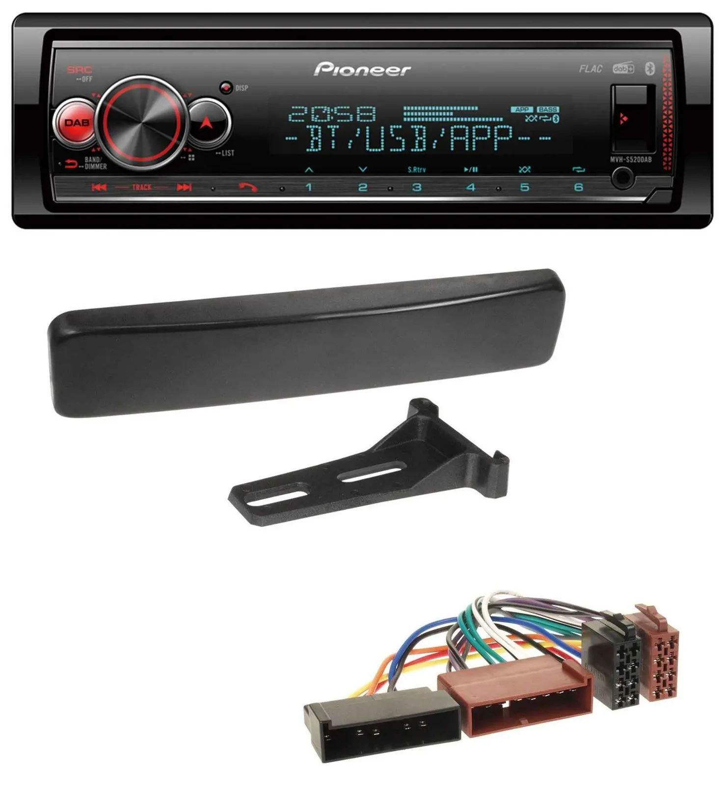 Pioneer Bluetooth USB MP3 DAB Autoradio für Ford Puma Cougar Fiesta Focus Mondeo