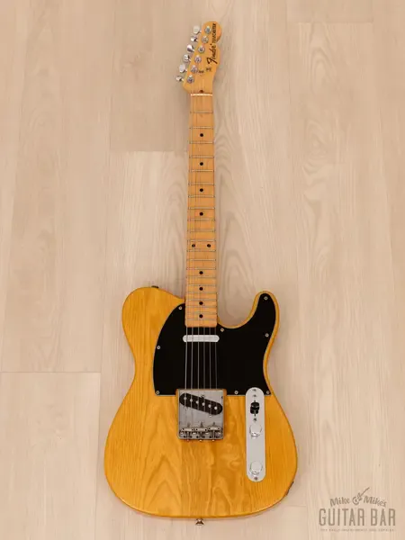 Электрогитара Fender Telecaster 1972 Vintage Reissue TL72-55 SS Butterscotch w/gigbag Japan 1986