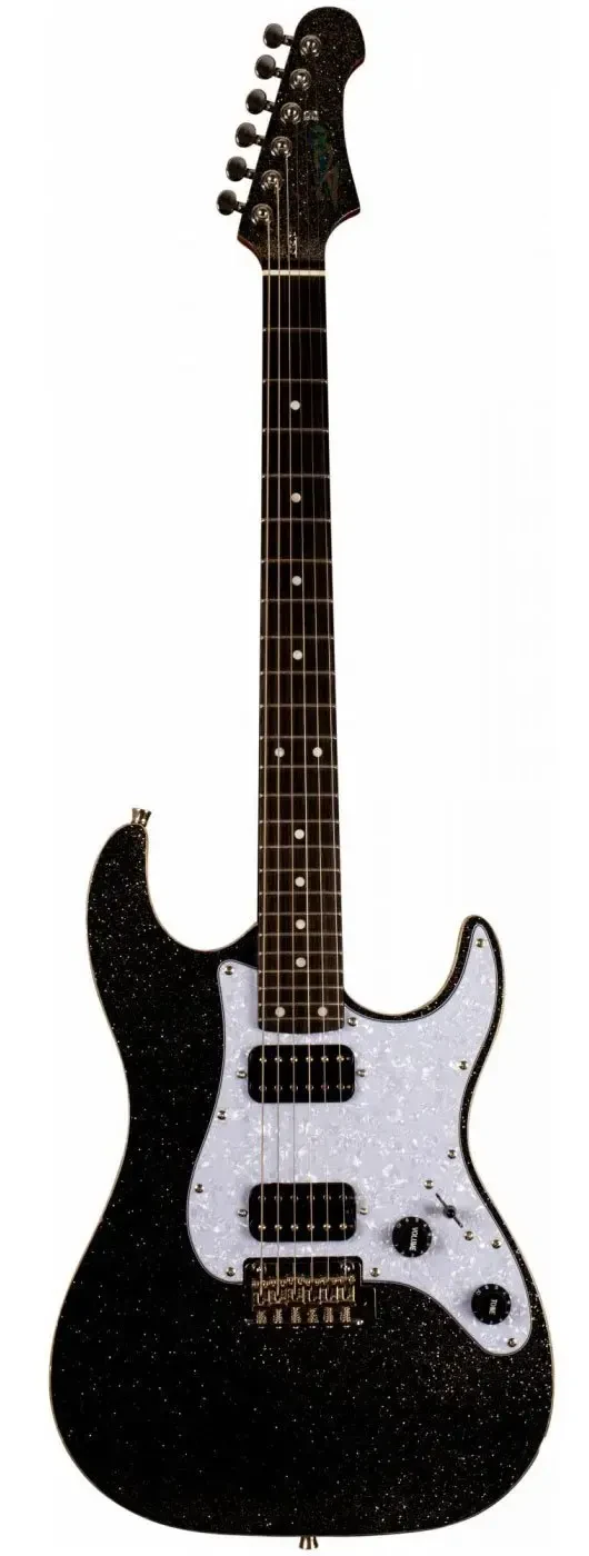 Электрогитара JET Guitars JS-500 Stratocaster HH Black Sparkle