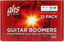 Струны для электрогитары GHS GBL-12 Boomers Light 10-46 (12 комплектов)