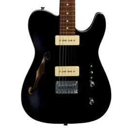 Электрогитара Michael Kelly 59 Thinline semi-hollow, чёрный (глянец)