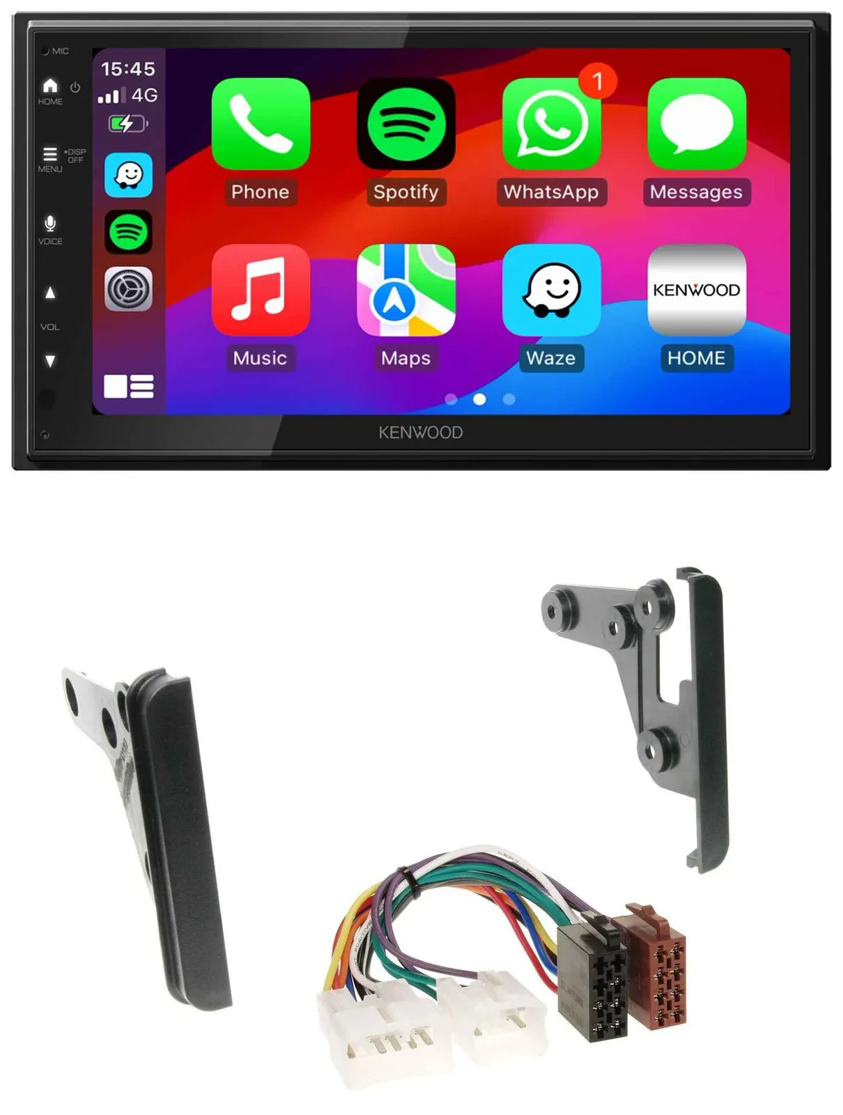 Автомагнитола Kenwood 2-DIN, MP3, USB, DAB, Bluetooth для Toyota Tundra/Celica/FJ