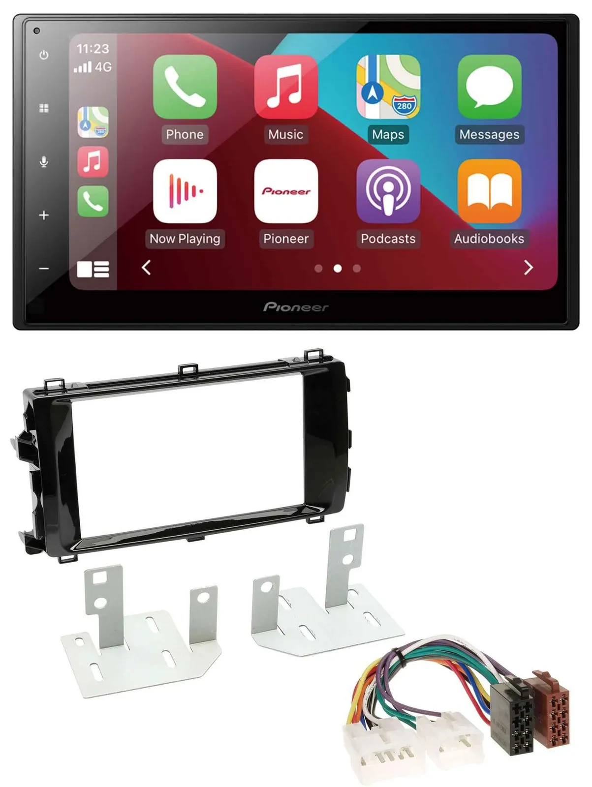 Автомагнитола для Toyota Auris (с 2013) Pioneer 2-DIN, DAB, Bluetooth, USB, MP3