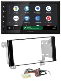 Kenwood DAB Bluetooth USB MP3 2DIN Autoradio für Subaru Forester Impreza XV ab 1