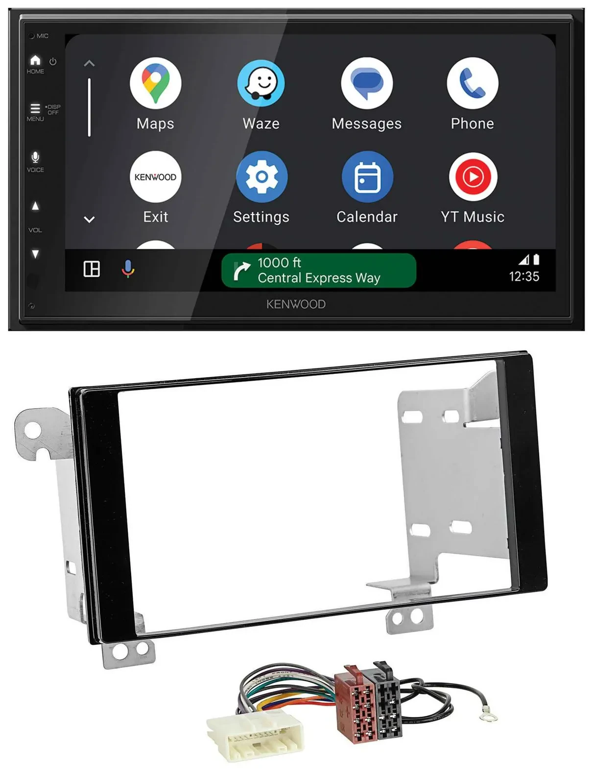 Kenwood DAB Bluetooth USB MP3 2DIN Autoradio für Subaru Forester Impreza XV ab 1