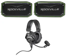 Гарнитура для вещания Audio-Technica BPHS1 полноразмерная с микрофоном на штанге