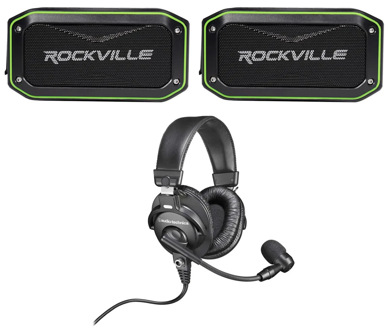 Гарнитура для вещания Audio-Technica BPHS1 полноразмерная с микрофоном на штанге