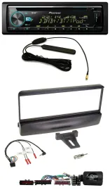 Pioneer CD MP3 Lenkrad DAB USB Autoradio für Ford Mondeo 2000-02 schwarz