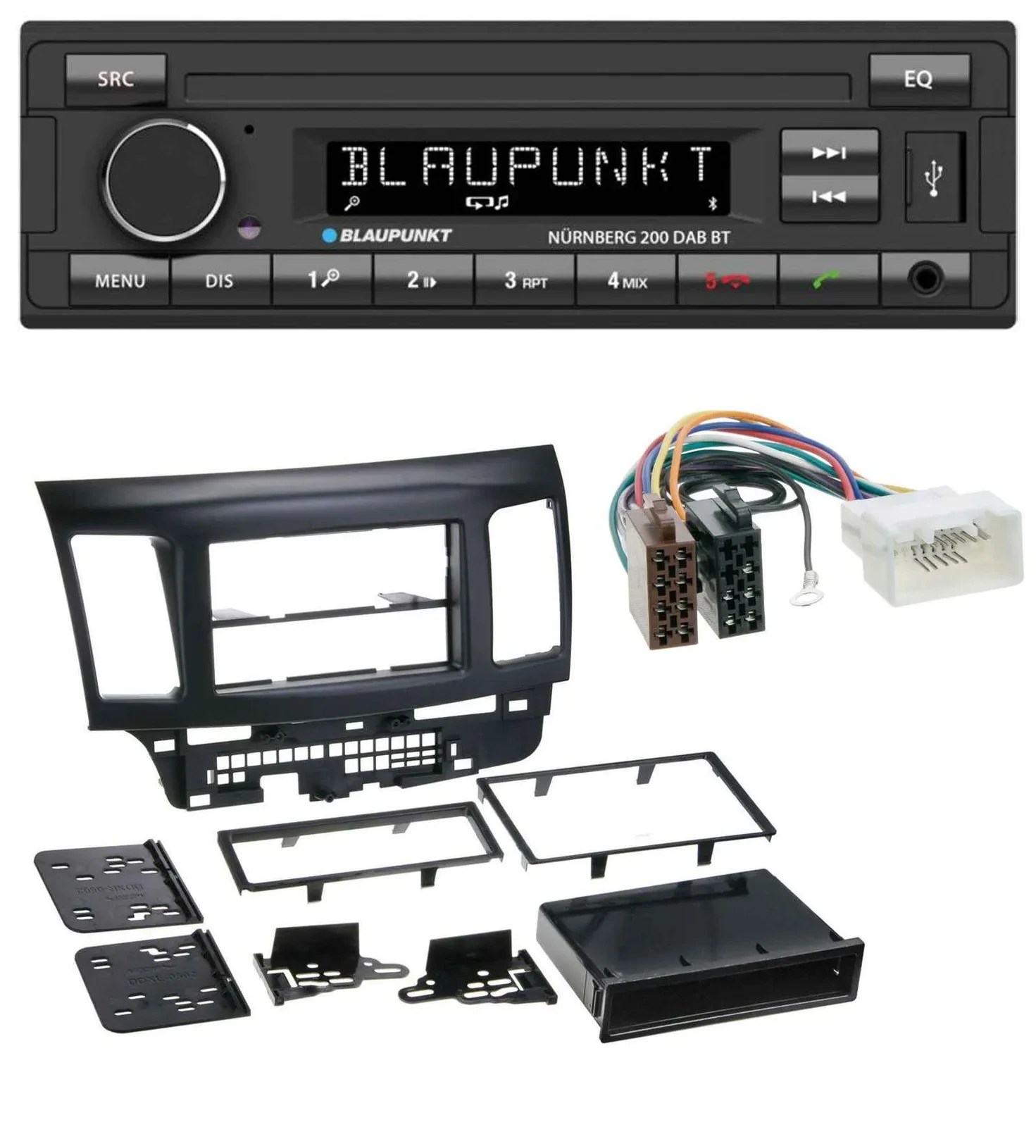 Автомагнитола для Mitsubishi Lancer/Evo (с 2008) Blaupunkt USB, DAB, MP3, Bluetooth