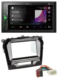 Pioneer 2DIN MP3 DAB USB Bluetooth Autoradio für Suzuki Vitara (ab 2015)