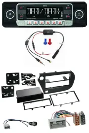 Dietz MP3 DAB Bluetooth USB Autoradio für Honda Insight (ZE2, 2009-2013)