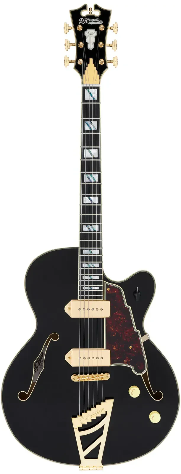 D'ANGELICO Excel 59 Solid Black - (Showroom-Modell)