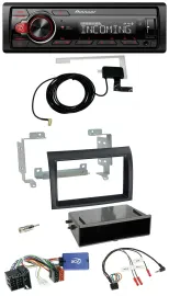 Pioneer USB Lenkrad DAB Bluetooth Autoradio für Fiat Ducato 08-11 schwarz Profi