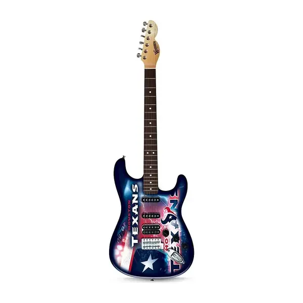 Электрогитара Woodrow Guitars NFL Northender Houston Texans