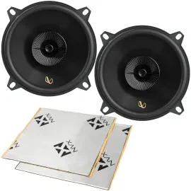 Infinity Primus 503F 5.25" Coaxial Speakers with Sound Damping