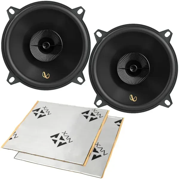Infinity Primus 503F 5.25" Coaxial Speakers with Sound Damping