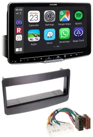 Alpine Bluetooth MP3 USB DAB Autoradio für Toyota Celica, MR2 - schwarz