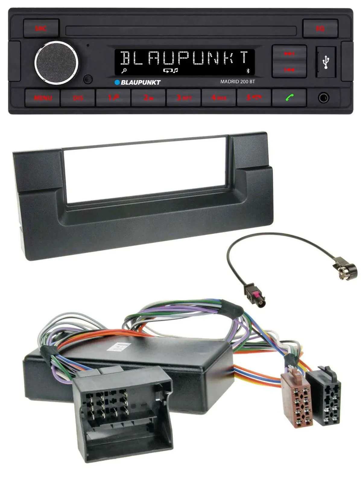 Blaupunkt USB AUX Bluetooth MP3 Autoradio für BMW X5 E53 5er E39 Aktivsystem Qua