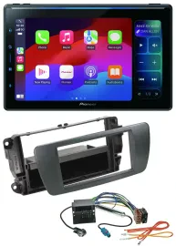 Pioneer Bluetooth DAB MP3 USB Autoradio für Seat Ibiza ab 08 azabacheschwarz