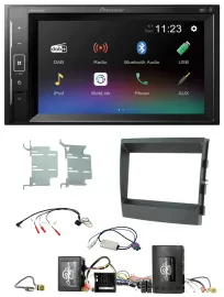 Автомагнитола для Porsche Panamera Pioneer 2DIN DAB, Bluetooth, USB