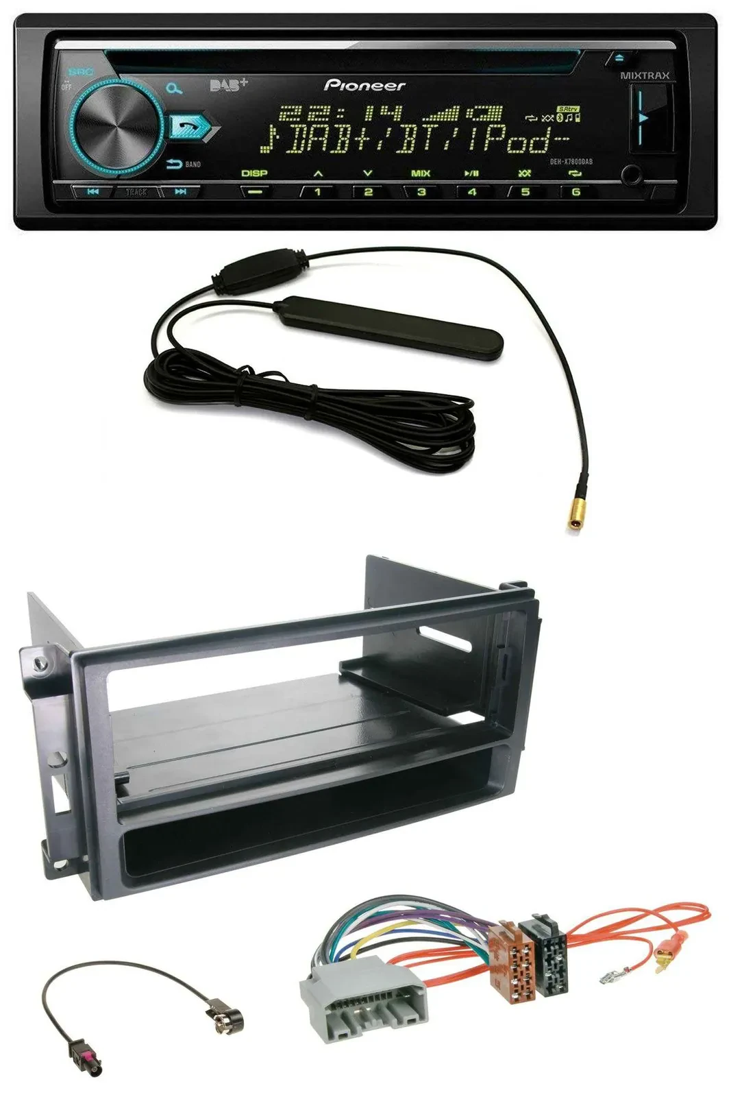 Pioneer CD MP3 AUX DAB USB Autoradio für Chrysler 300C Sebring Dodge Avenger Nit