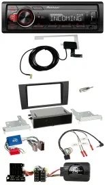 Pioneer USB Lenkrad DAB Bluetooth Autoradio für Audi A4 B5 1999-2001 Aktivsystem