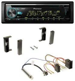 Pioneer DAB MP3 CD USB Bluetooth Autoradio für Audi TT (1998-2006) - ISO