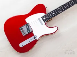 1983 Fender JV '62 Telecaster Custom TL62B-65 Candy Apple Red 100% Original,...