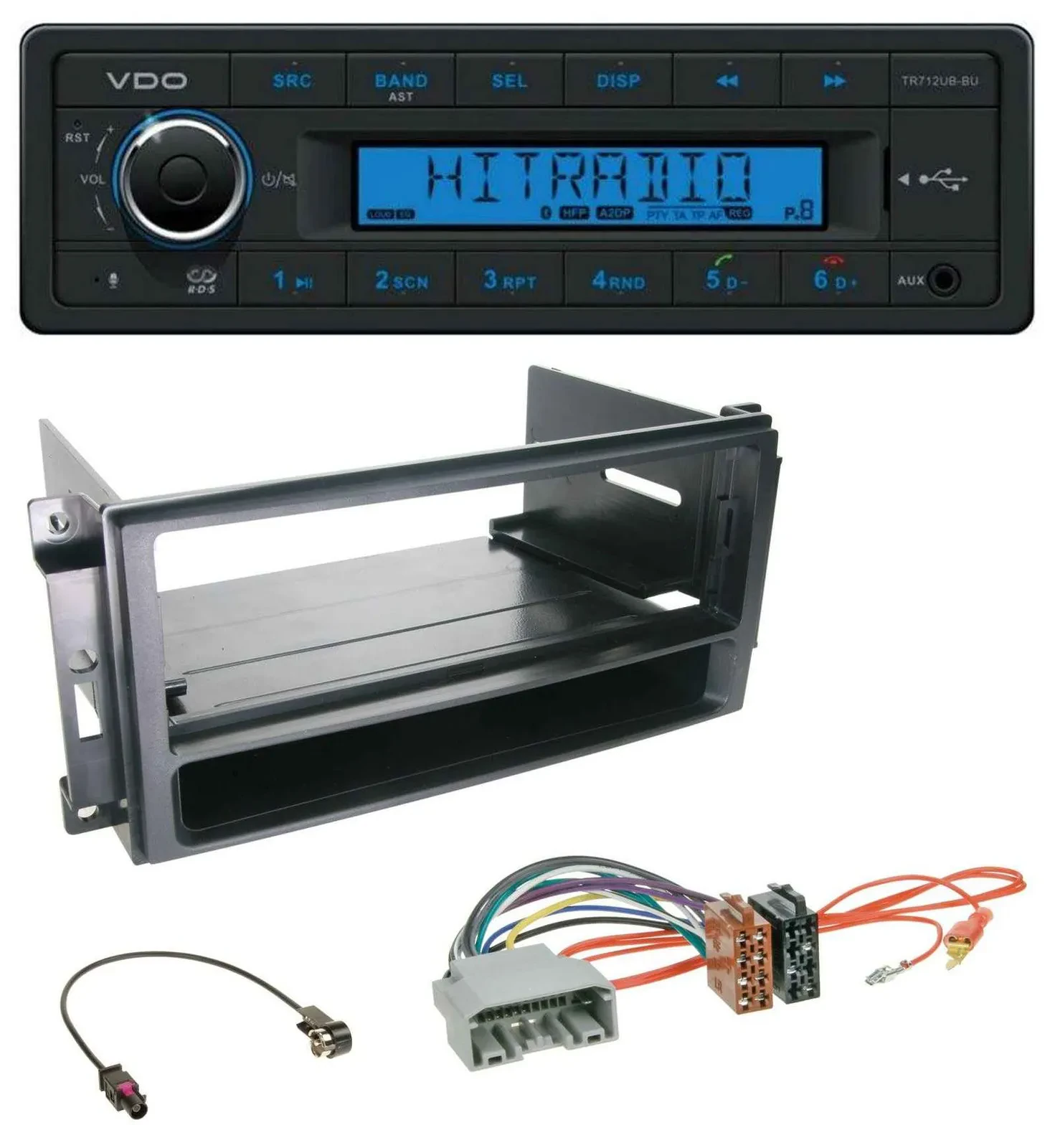VDO Bluetooth AUX USB MP3 Autoradio für Chrysler 300C Sebring Dodge Avenger Nitr