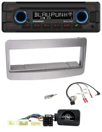 Автомагнитола Blaupunkt CD/MP3, Bluetooth, USB для Toyota RAV4 (2001–2006) темная
