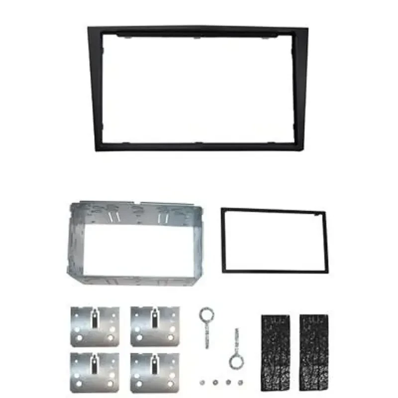 Установочная рамка для автомагнитолы Baseline 2-DIN для Opel Astra H, Corsa D, Zafira B, черная (набор)
