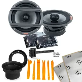 Memphis VIV60V2 | 150W RMS 6.5" Coaxial Speakers with Accessories