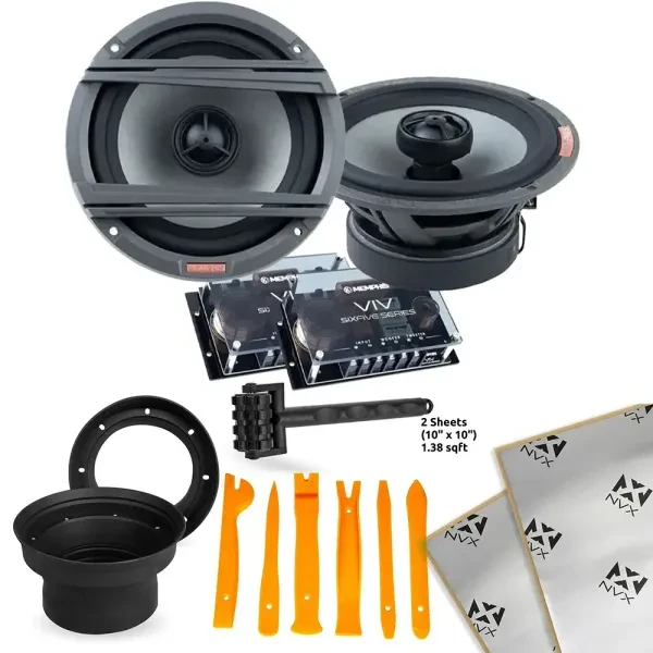 Memphis VIV60V2 | 150W RMS 6.5" Coaxial Speakers with Accessories