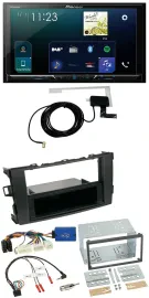 Pioneer 2DIN DAB USB Lenkrad Bluetooth Autoradio für Toyota Auris 2011-2012 schw