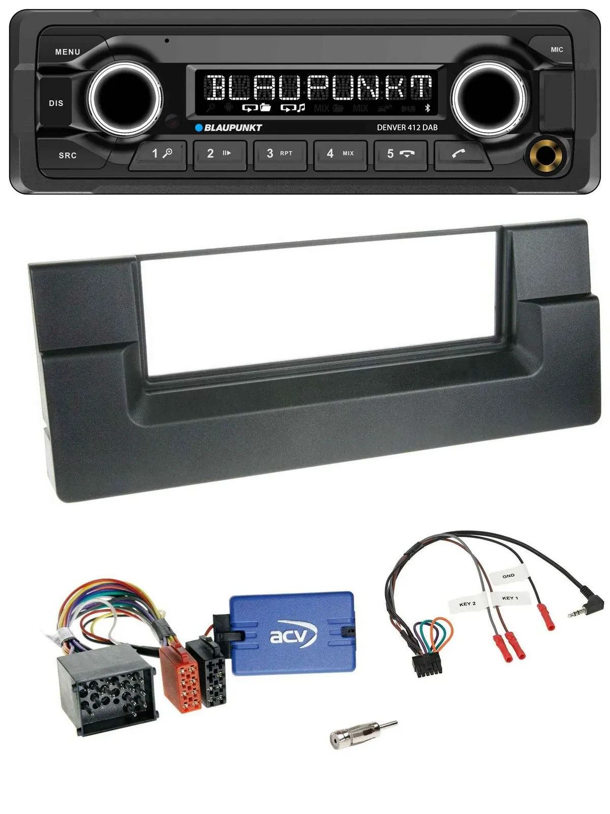 Blaupunkt Bluetooth DAB Lenkrad USB Autoradio für BMW 5er E39 1996-2001