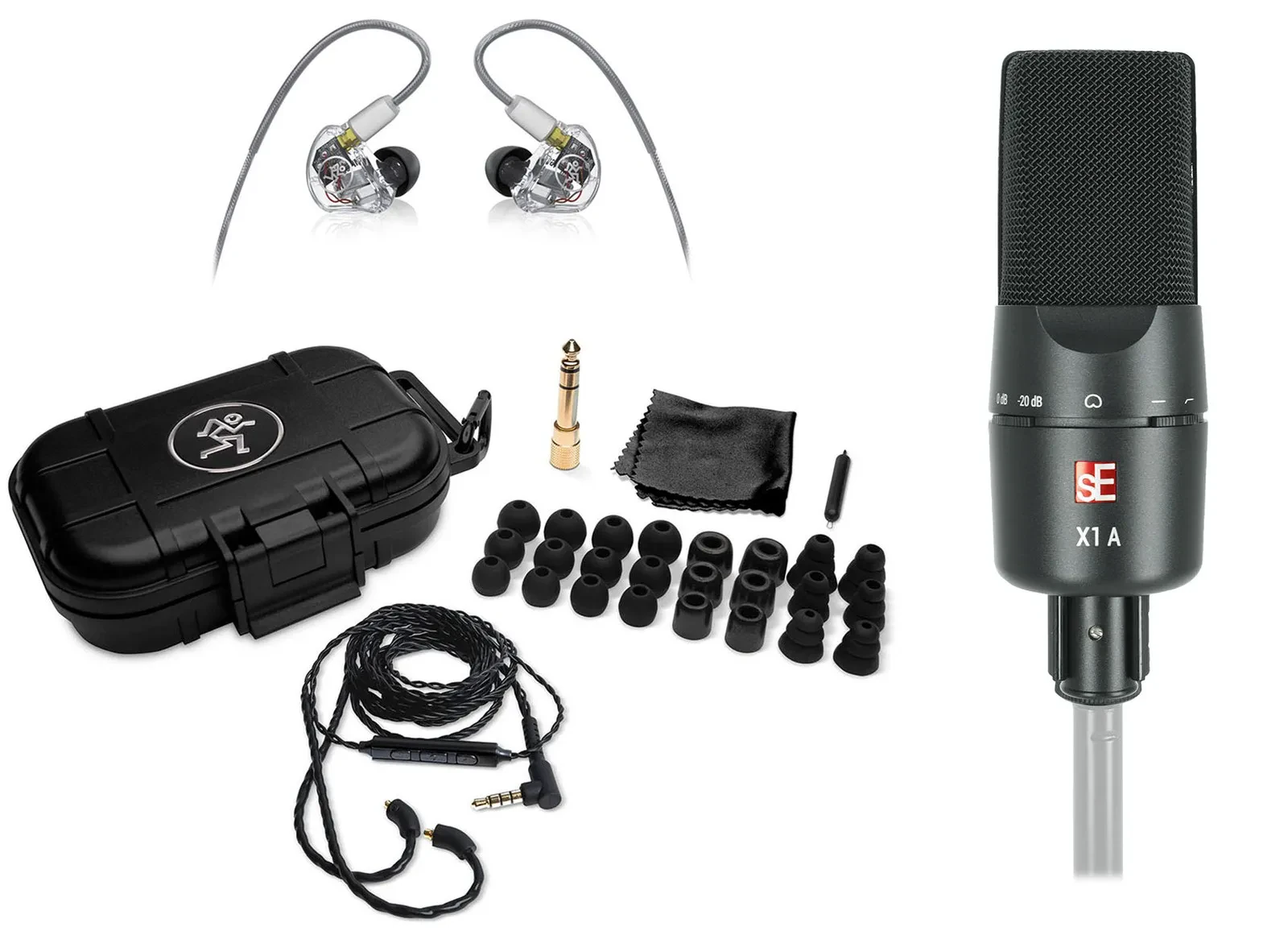 Наушники внутриканальные Mackie MP-360 Triple Balanced Armature (набор) с микрофоном sE Electronics X1 A